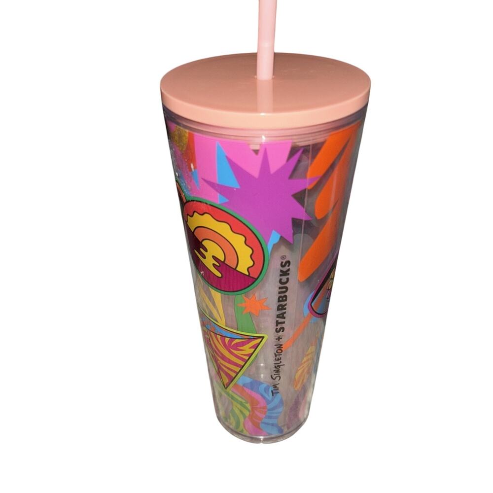 Starbucks Tumblr with straw